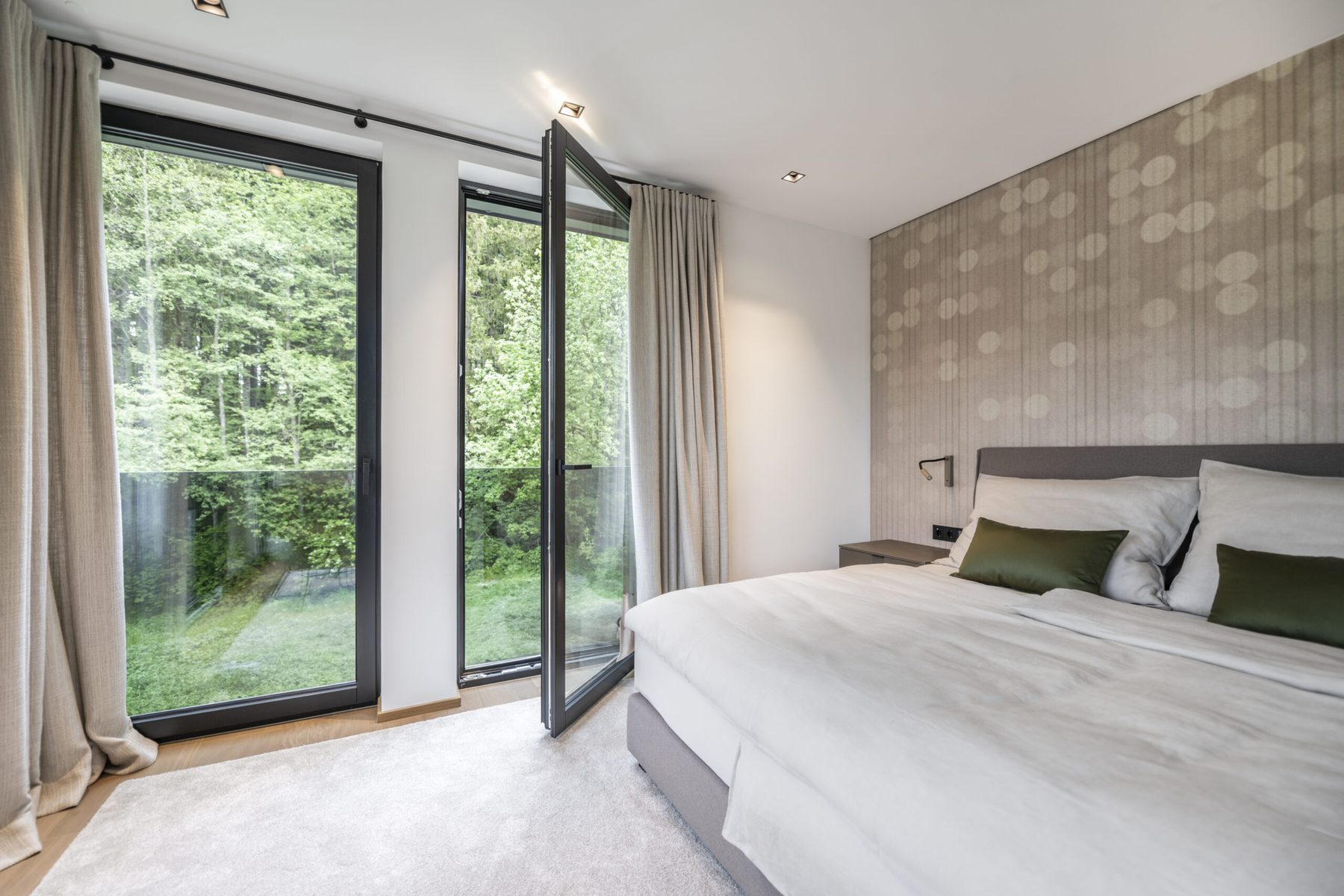 Bedroom with tilt and turn window