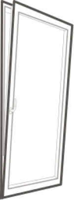 Tilt & turn / turn only window opening type