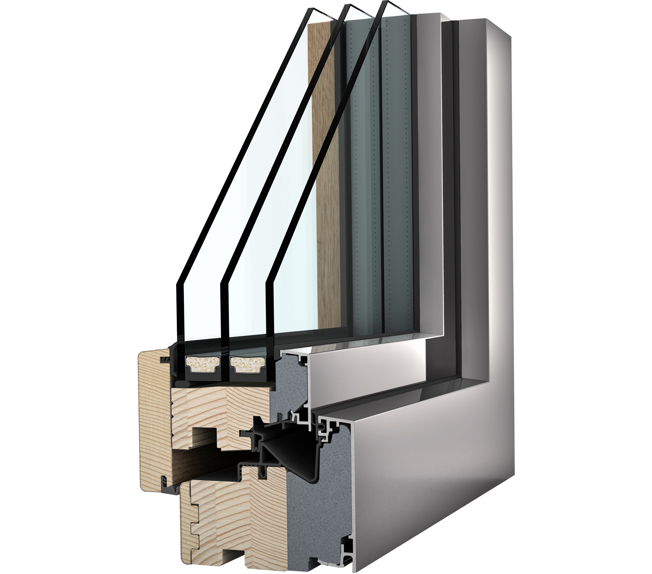 Wood Aluminum Windows